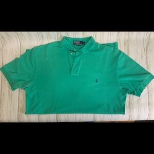 Ralph Lauren Polo Green Short Sleeve Medium | G6